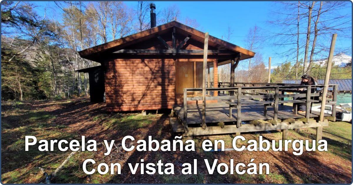  Hermosa Cabaa! en parcela de 5000m2 en Caburgua
 