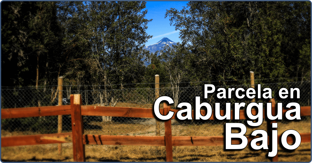 Parcela con vista al Volcn en Caburgua Bajo
